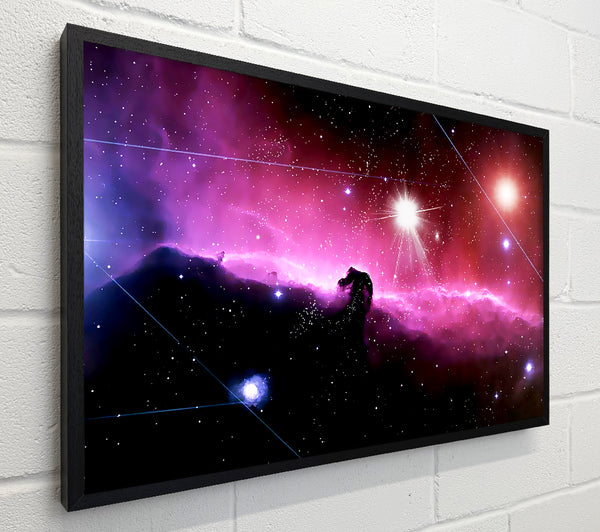 Horsehead Nebula With Shooting Stars