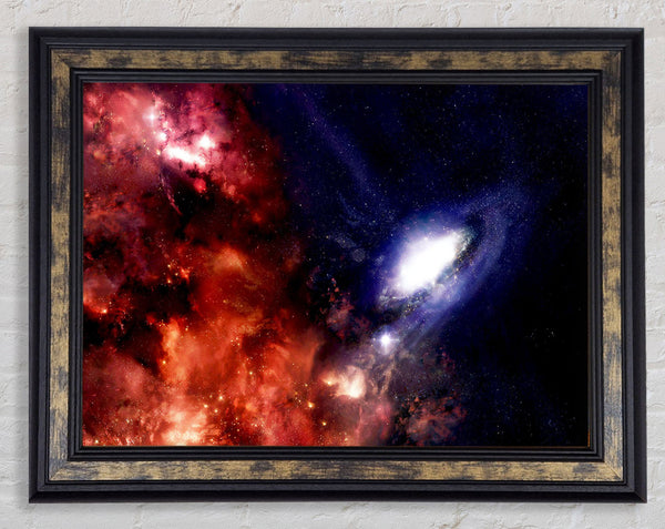Planet Stars Framed Print