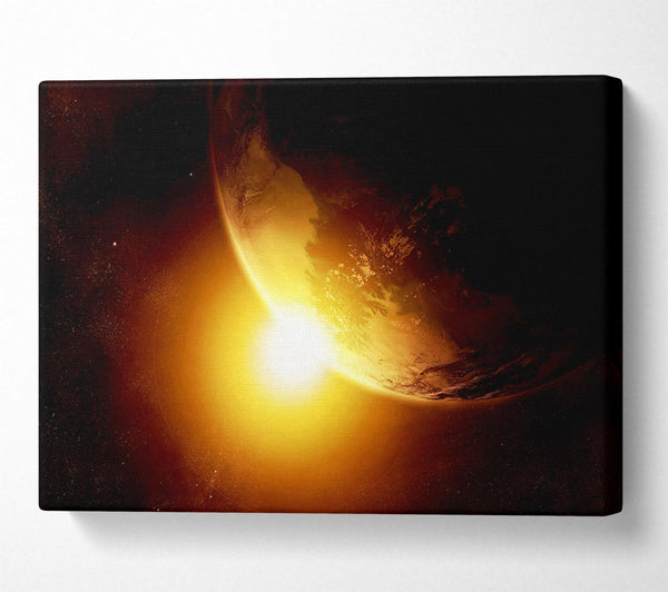  A Canvas Print of Eclipse Of The Sun Canvas Print
