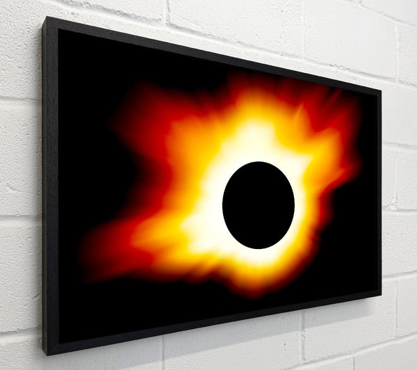 Blazing Sun Behind The Eclipse