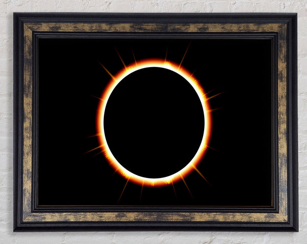 Solar Eclipse Of The Sun Framed Print