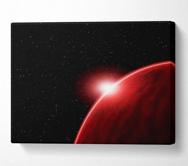  A Canvas Print of Alien Sunrise Canvas Wall Art
