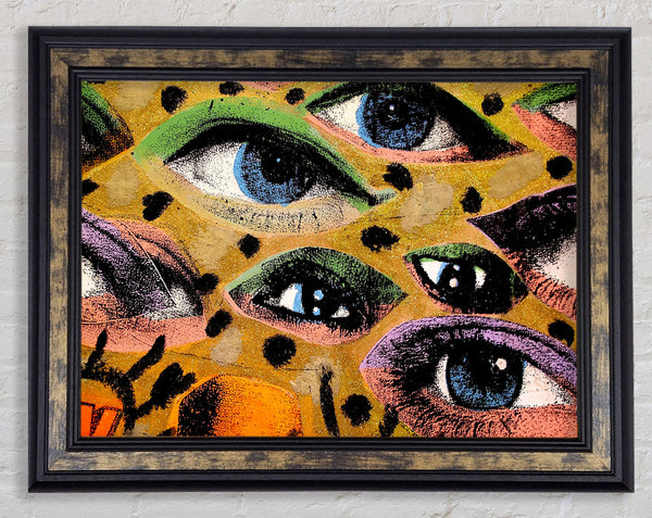 All Eyes On You Framed Print