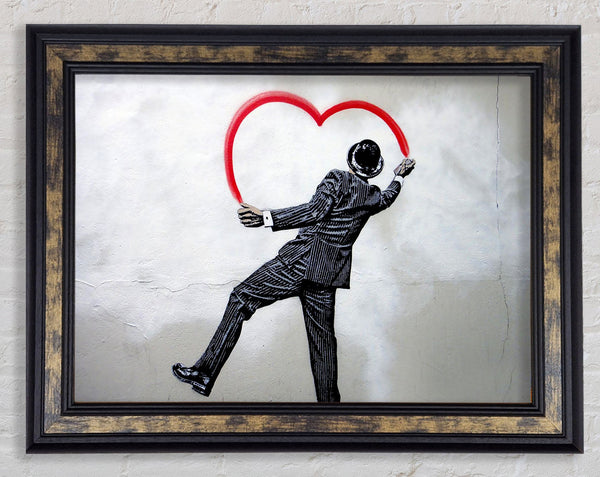 Business Love Framed Print