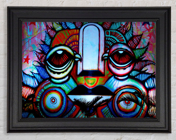 Funny Face Framed Print