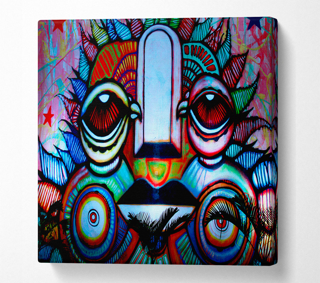  A Canvas Print of Funny Face Canvas Print