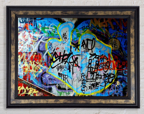 Colour Blaze Framed Print