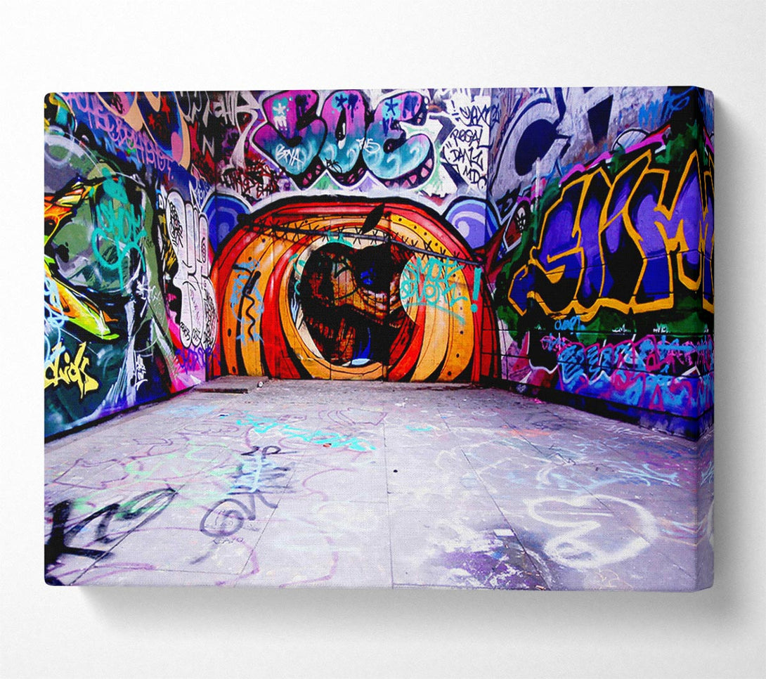  A Canvas Print of Through The Apple Canvas Print