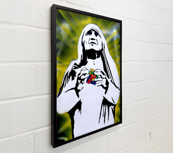 Mother Teresa Rubiks Cube