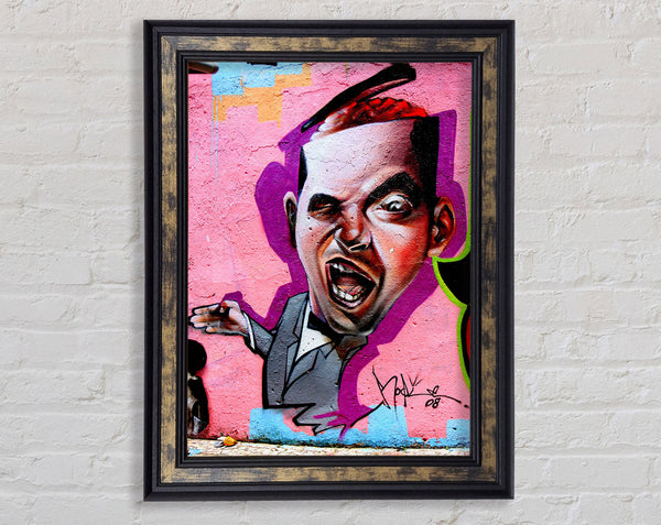 Big Head Framed Print