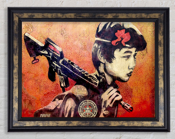 Child Soldier Framed Print