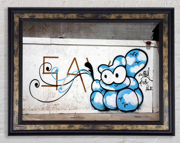 Blue Birds Framed Print