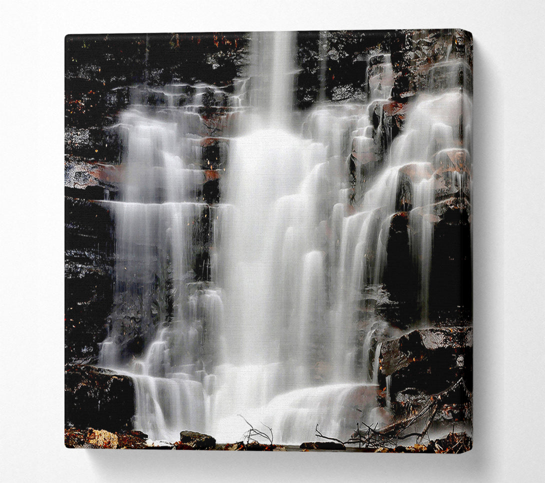 A Canvas Print of Natural Waterfalls Spill Canvas Wall Art