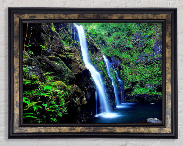 Waterfall Paradise Trio Framed Print