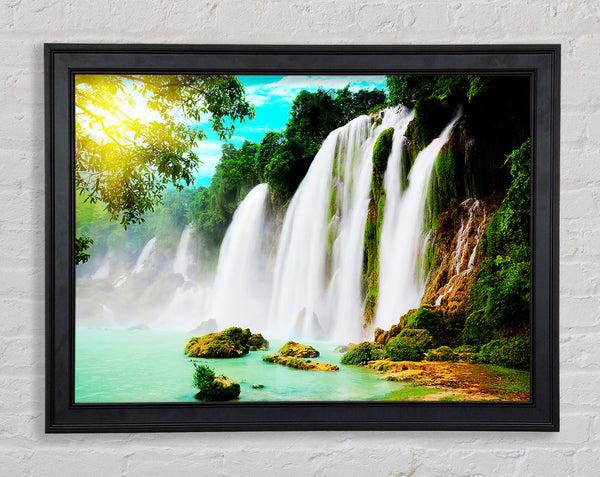 Magischer Wasserfall