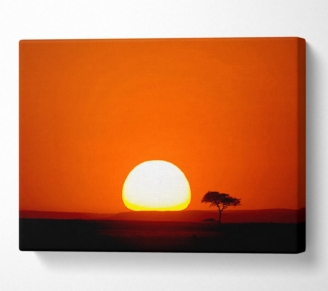  A Canvas Print of African Sunrise Canvas Print