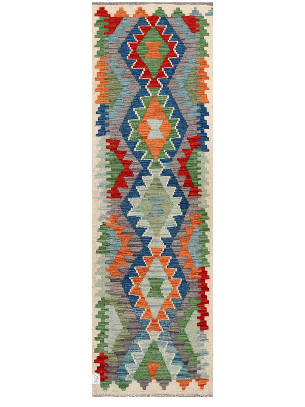 Maimana Afghanistan Kilim Rug - 177 x56 cm
