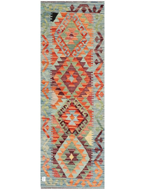 Maimana Afghanistan Kilim Rug - 176 x62 cm