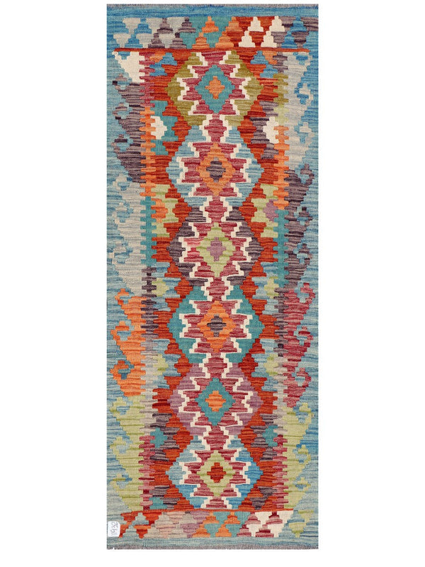 Maimana Afghanistan Kilim Rug - 170 x68 cm
