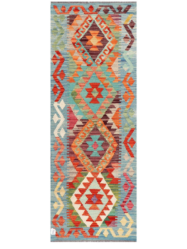Maimana Afghanistan Kilim Rug - 174 x64 cm