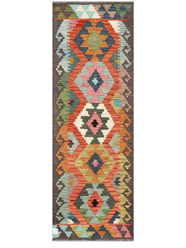 Maimana Afghanistan Kilim Rug - 178 x62 cm