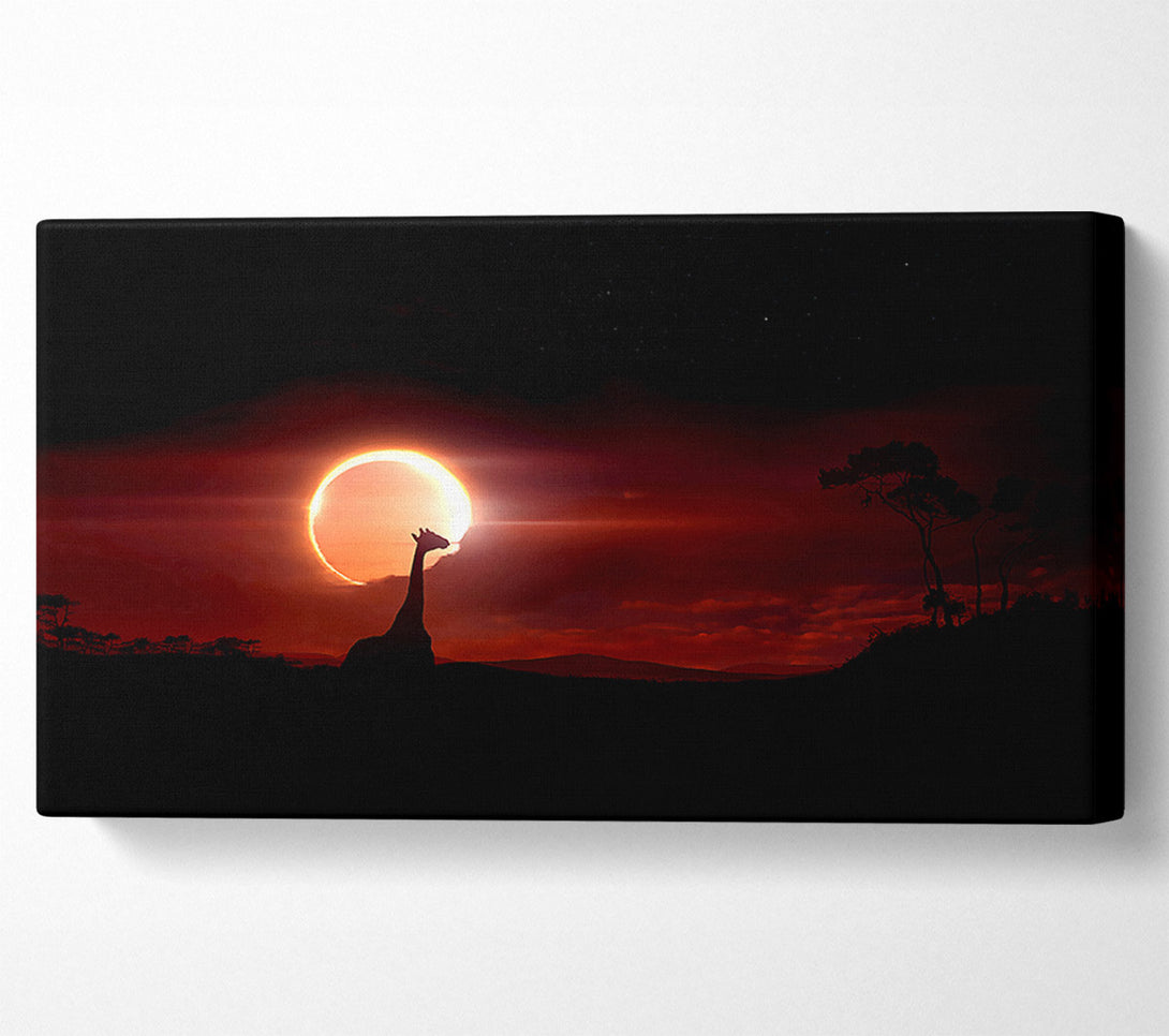  A Canvas Print of Eclipse Canvas Wall Art