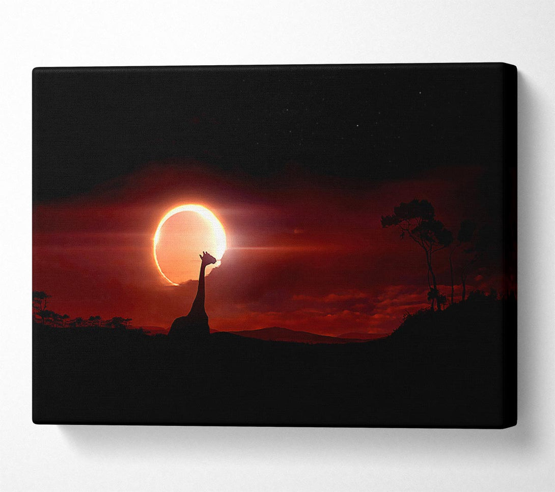  A Canvas Print of Eclipse Canvas Wall Art