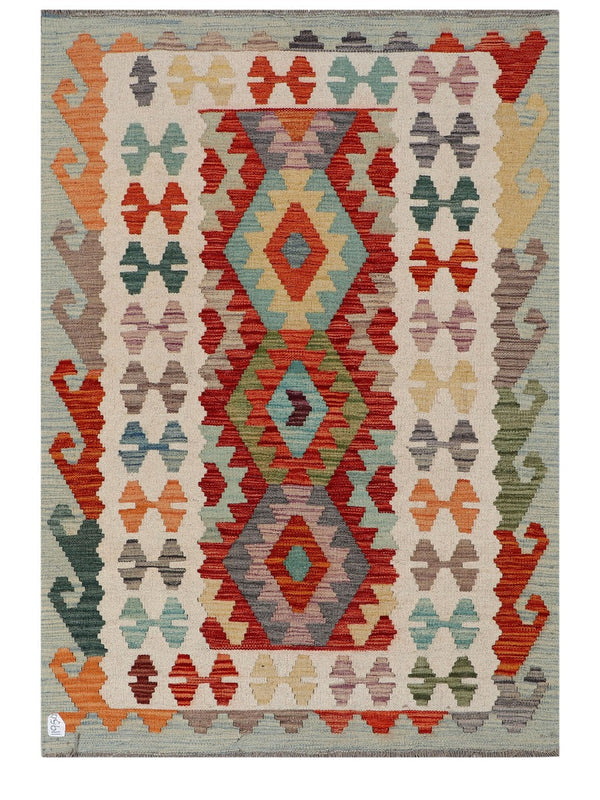 Maimana Afghanistan Kilim Rug - 156 x111 cm