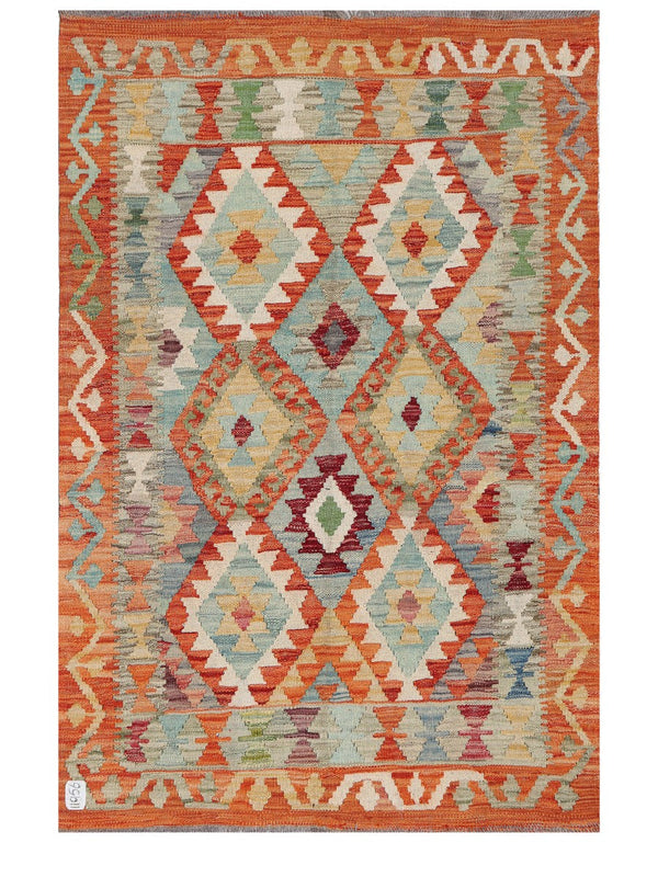 Maimana Afghanistan Kilim Rug - 153 x104 cm