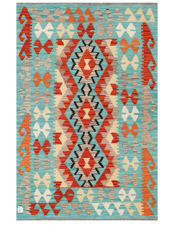 Maimana Afghanistan Kilim Rug - 157 x105 cm
