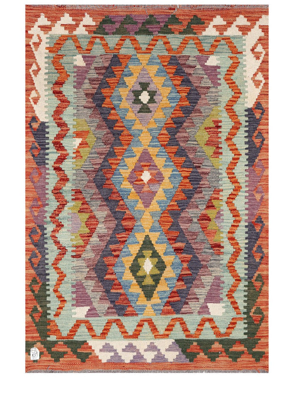 Maimana Afghanistan Kilim Rug - 152 x104 cm