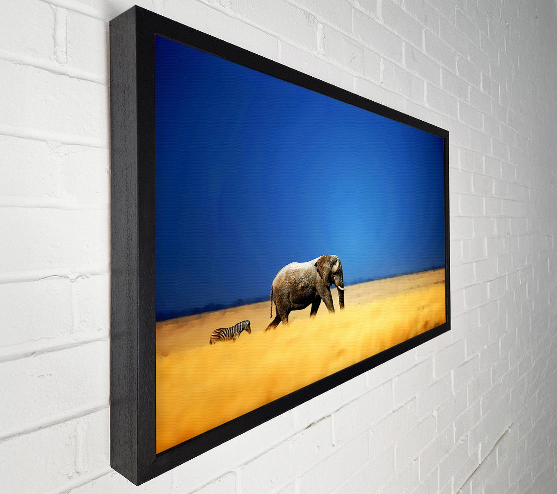  A Canvas Print of Elephant Safari Canvas Art