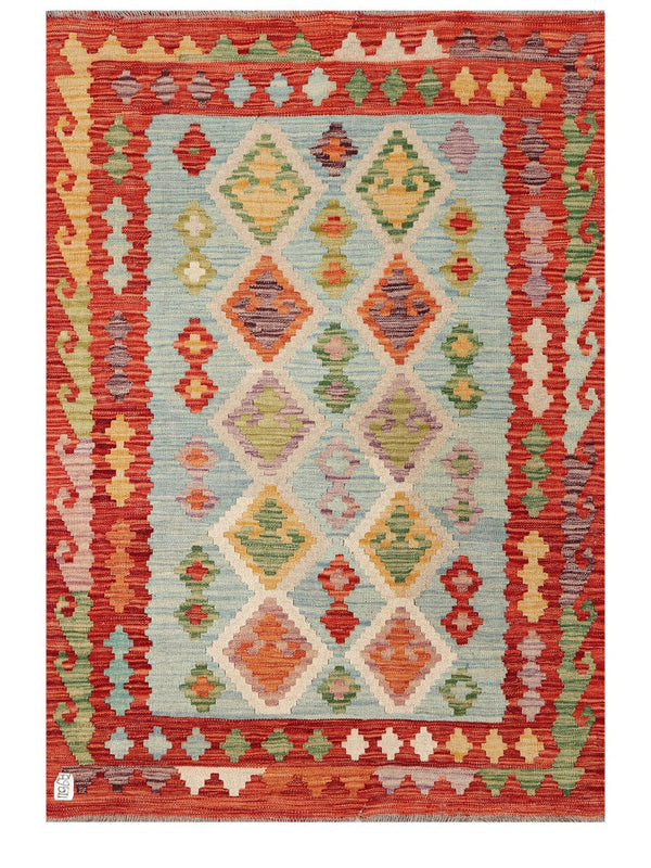 Maimana Afghanistan Kilim Rug - 146 x104 cm