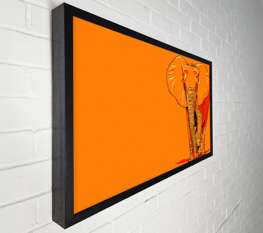  A Canvas Print of Elephant March Canvas Print