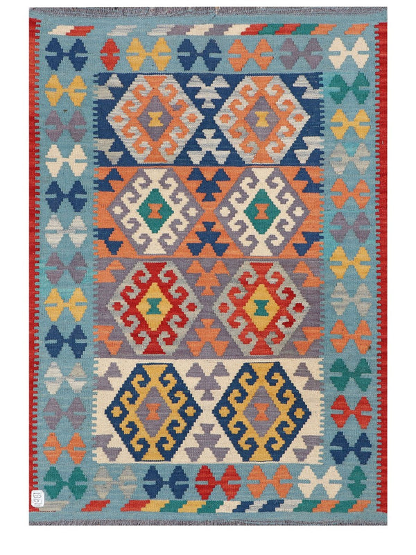 Maimana Afghanistan Kilim Rug - 149 x103 cm