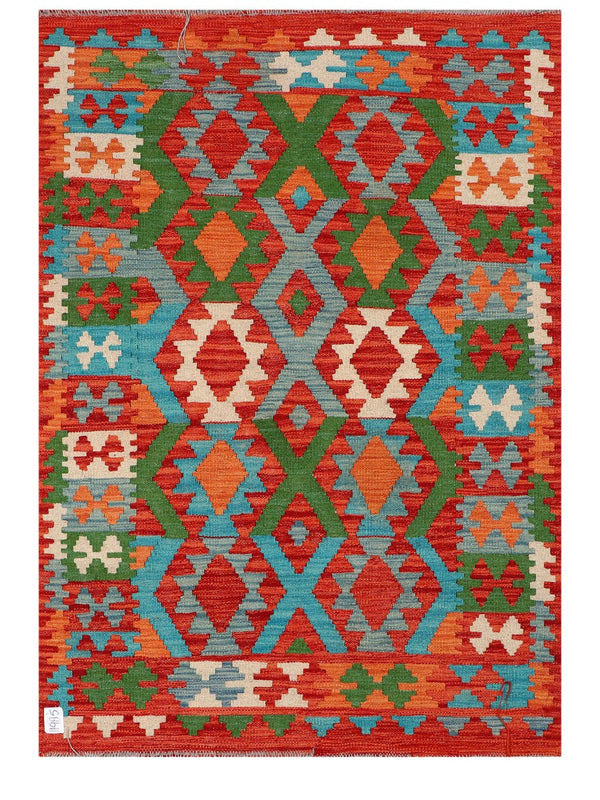 Maimana Afghanistan Kilim Rug - 150 x105 cm