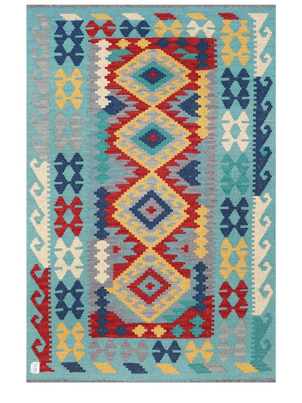 Maimana Afghanistan Kilim Rug - 151 x103 cm