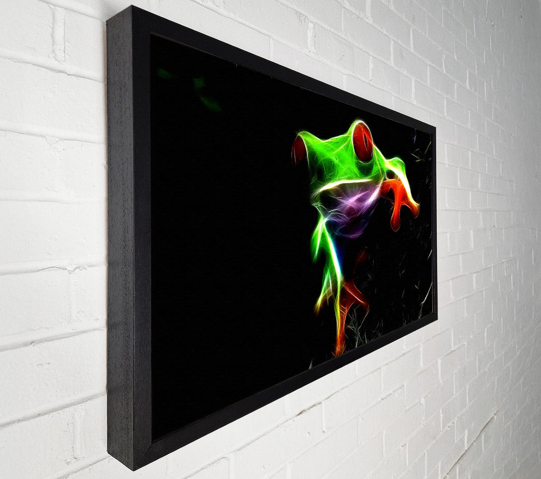  A Canvas Print of Frog Blaze Canvas Print