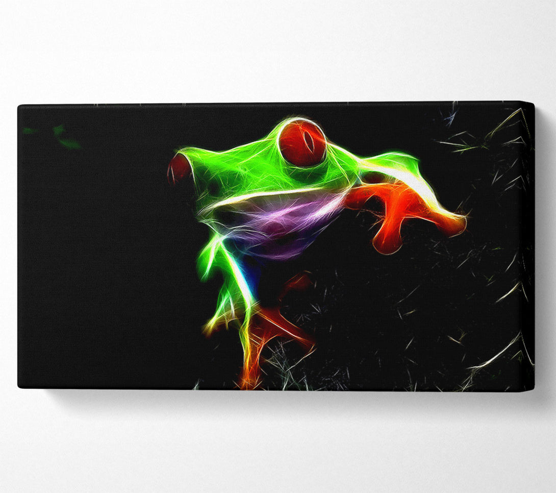  A Canvas Print of Frog Blaze Canvas Print