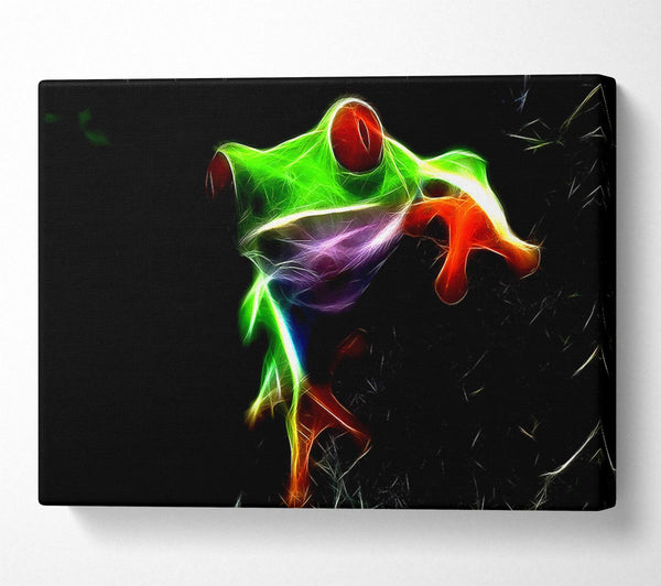  A Canvas Print of Frog Blaze Canvas Print