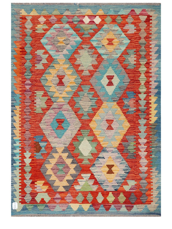 Maimana Afghanistan Kilim Rug - 145 x105 cm