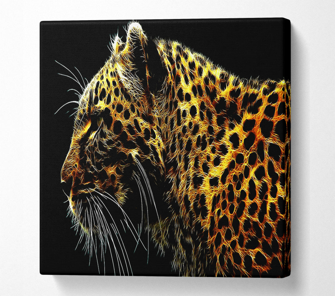  A Canvas Print of Golden Cheetah Canvas Art