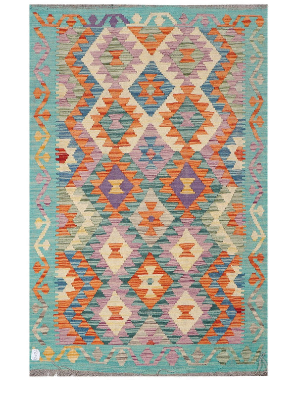 Maimana Afghanistan Kilim Rug - 164 x105 cm