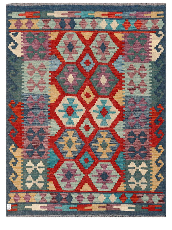 Maimana Afghanistan Kilim Rug - 171 x128 cm