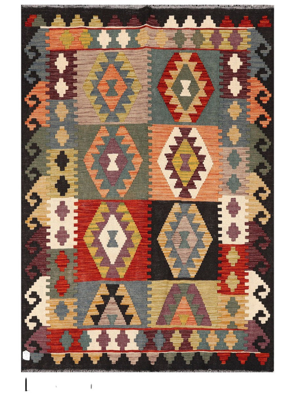 Maimana Afghanistan Kilim Rug - 176 x121 cm