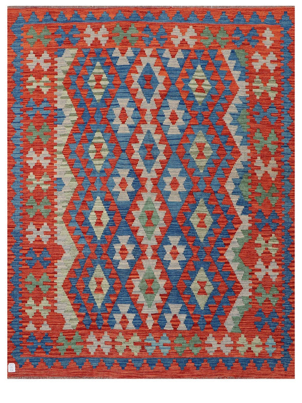 Maimana Afghanistan Kilim Rug - 194 x155 cm