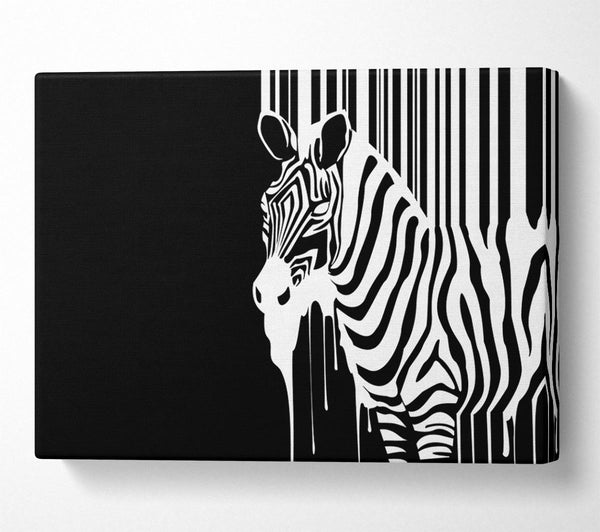  A Canvas Print of Melting Zebra Canvas Art