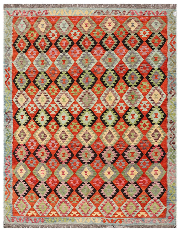Maimana Afghanistan Kilim Rug - 331 x256 cm