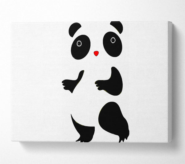  A Canvas Print of Panda Dance Canvas Print
