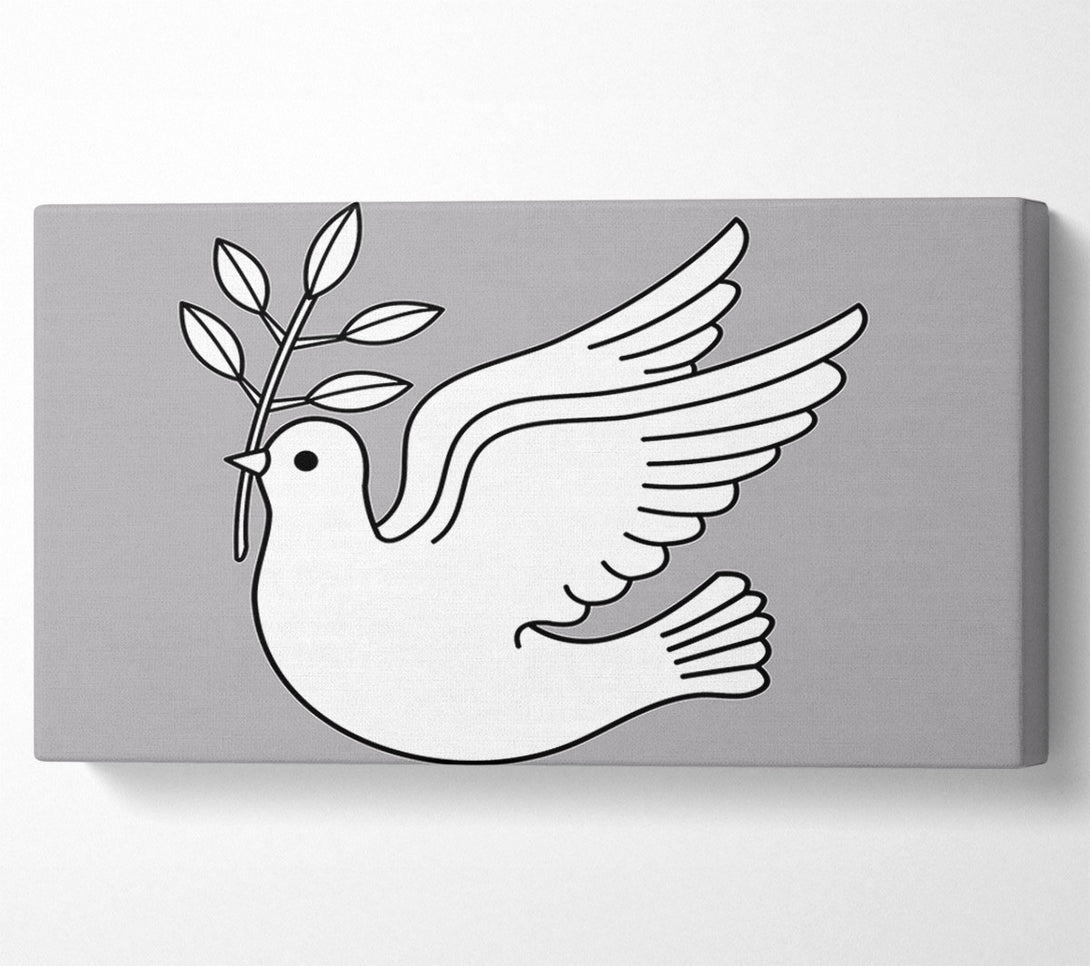  A Canvas Print of Peace Dove Canvas Print